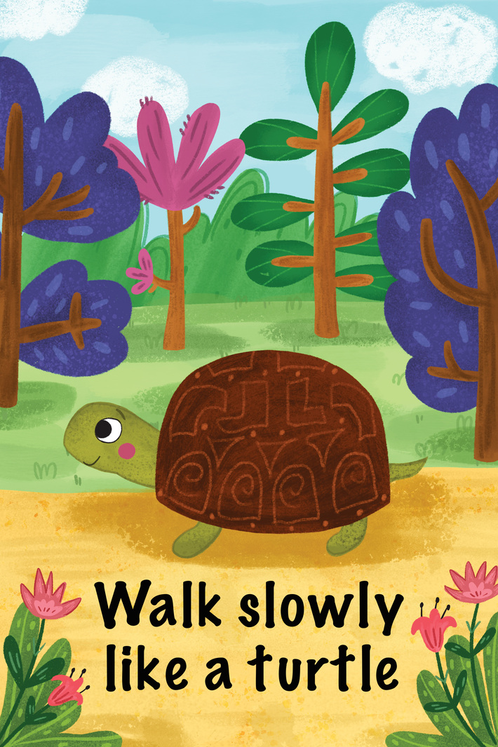 Animal Action Cards game